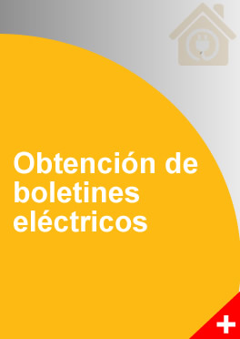Obtención de boletines eléctricos